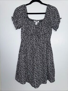 RSQ Black & White Daisy Romper